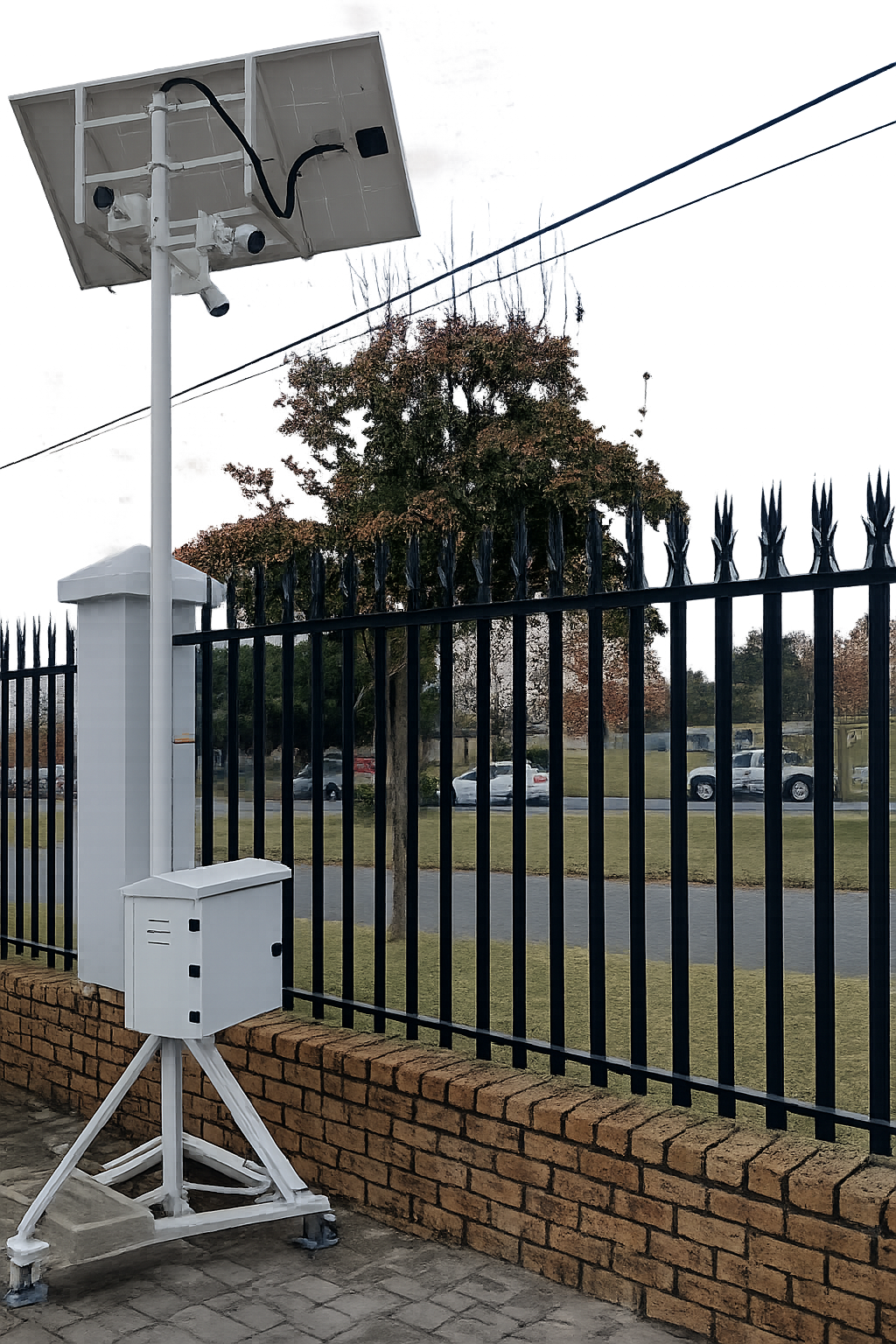 Trifonics MSU deployed at security fence